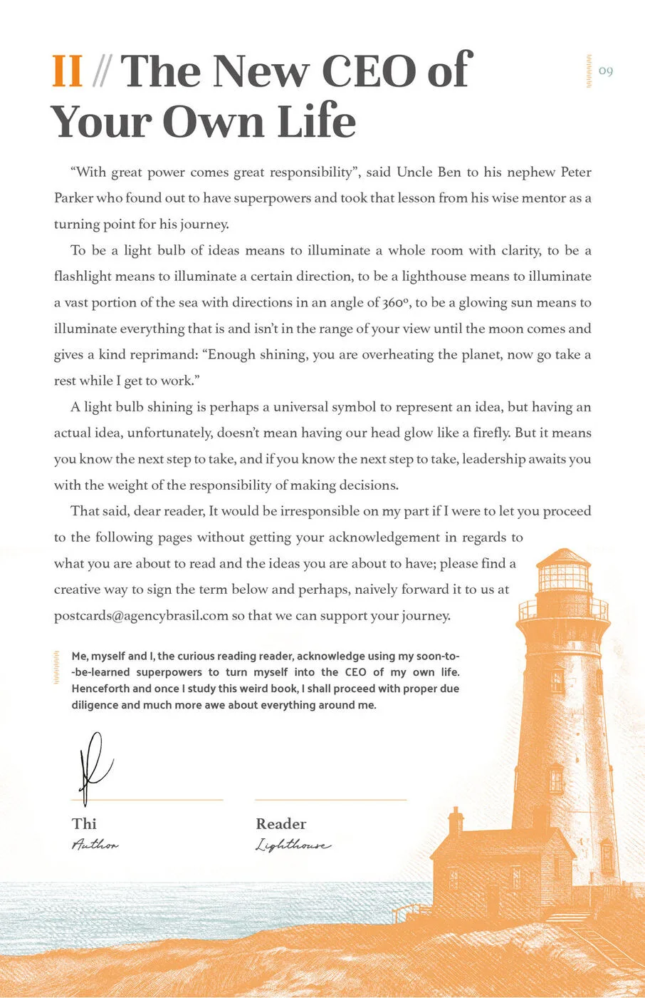 The Orange Book of Marketing background preview
